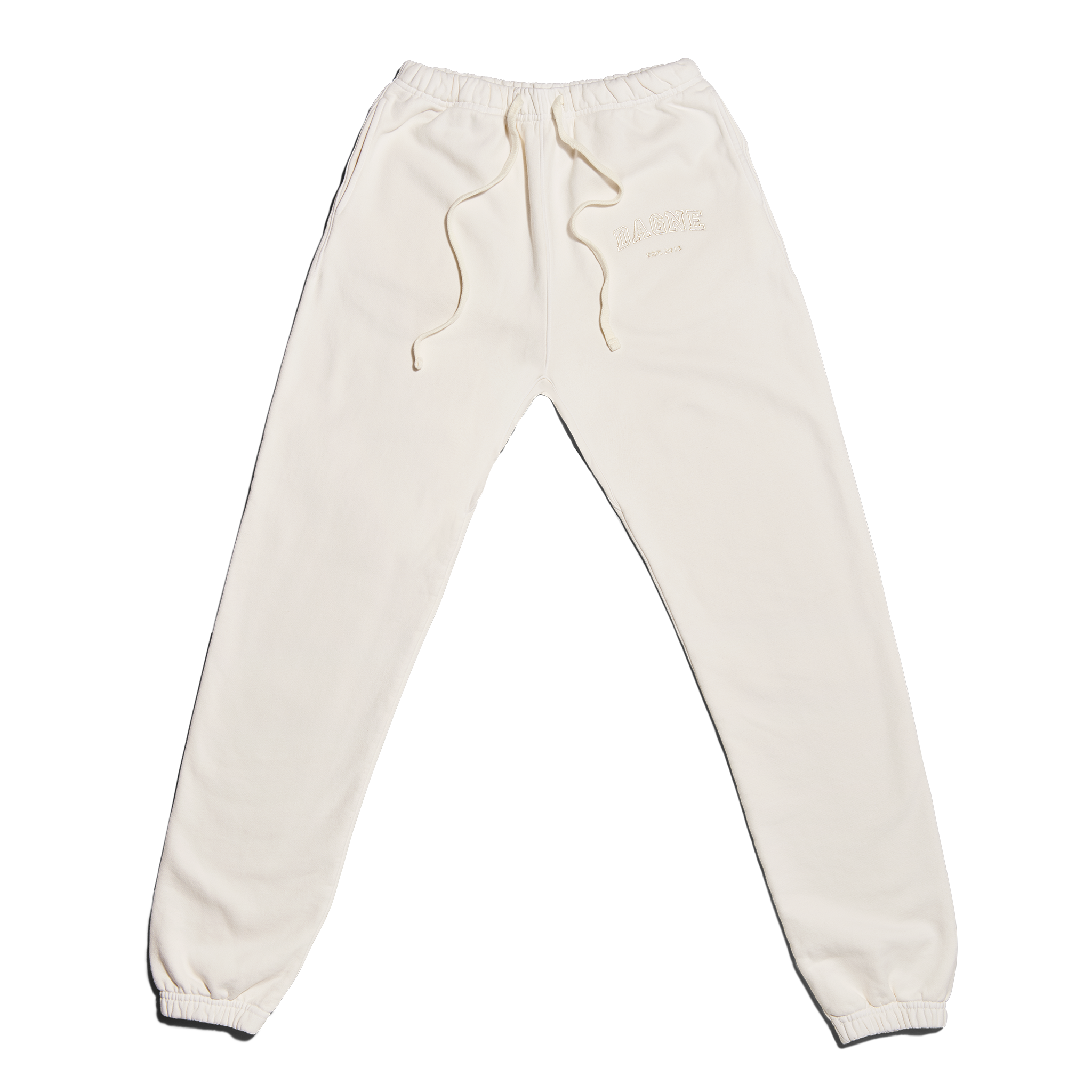 Varsity Logo Sweatpants in Moonbeam. XL - Image 2