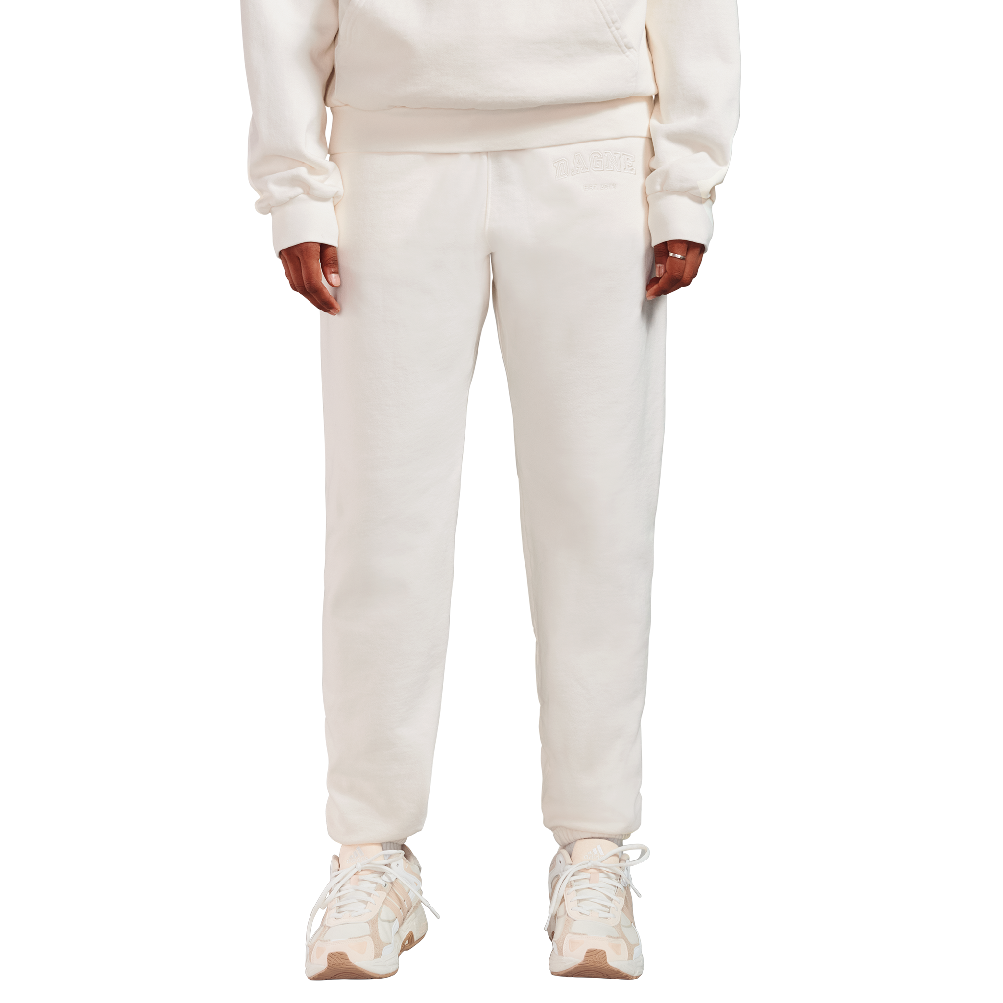 Varsity Logo Sweatpants in Moonbeam. XL - Image 6