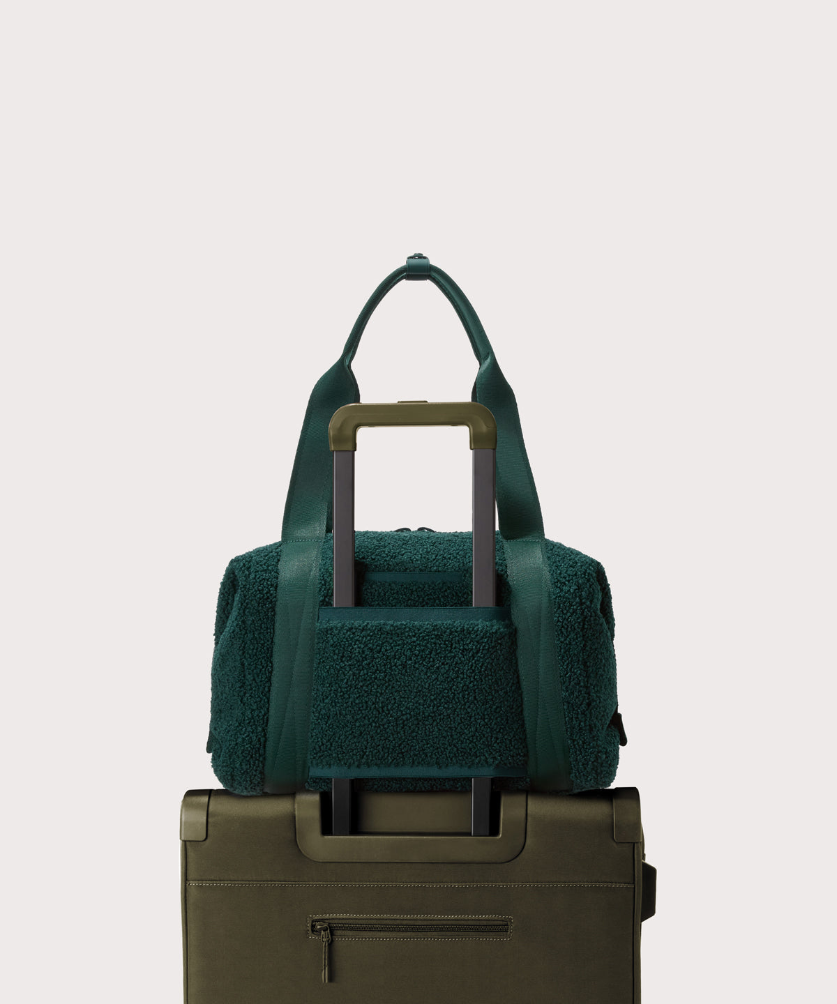 Landon Carryall in Cypress Shearling. Medium - Image 6