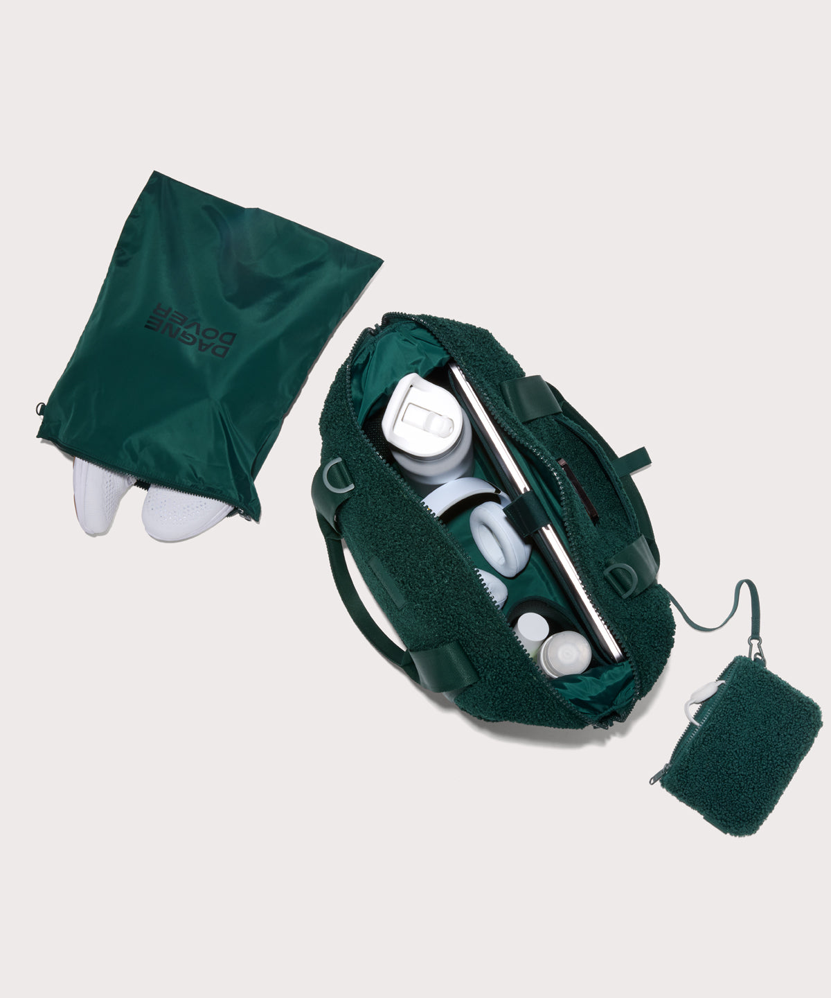Landon Carryall in Cypress Shearling. Medium - Image 2