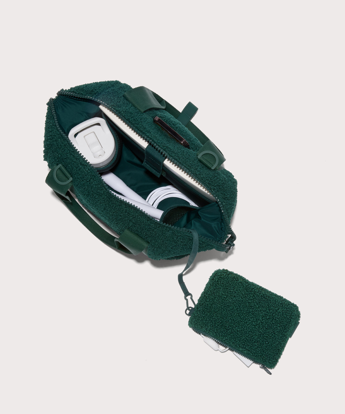 Landon Carryall in Cypress Shearling. Small - Image 2