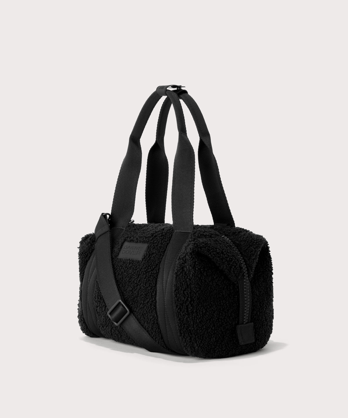 Landon Carryall in Onyx Shearling . Small - Image 3