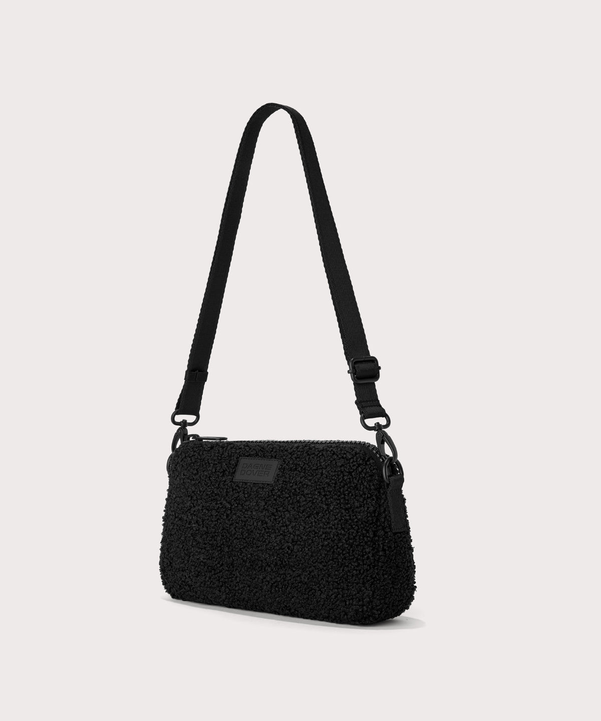 Nora Shoulder Bag in Onyx Shearling - Image 4