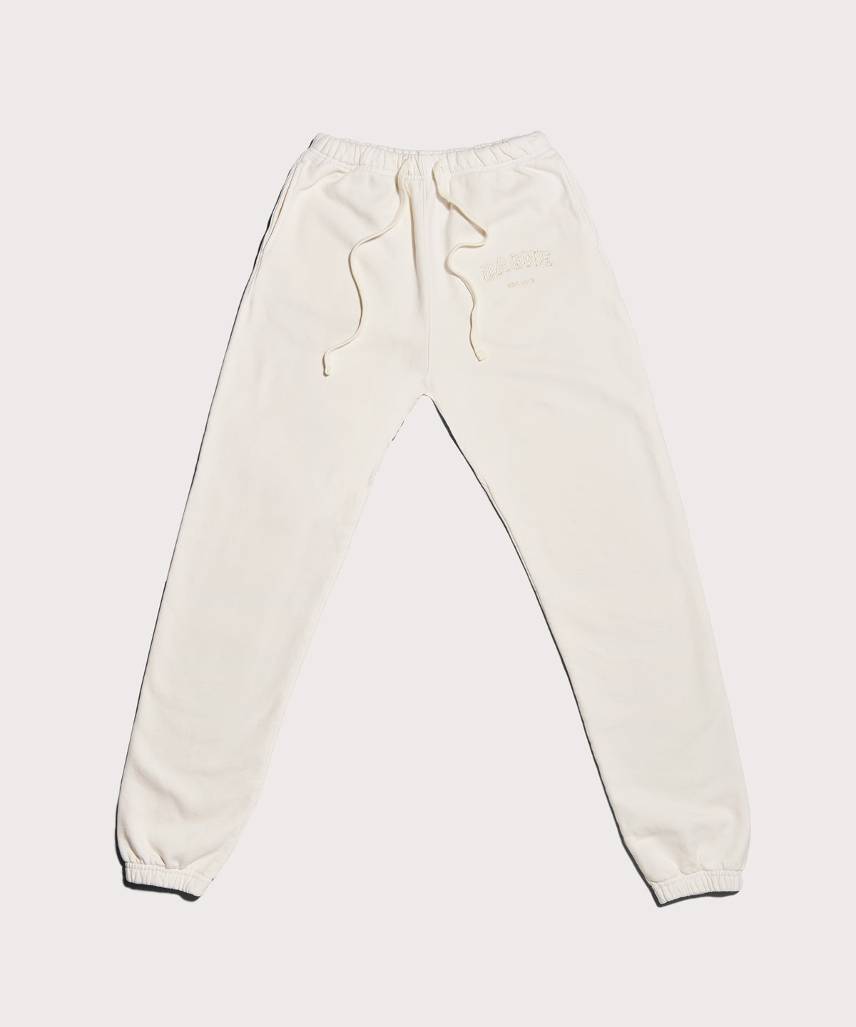 Varsity Logo Sweatpants in Moonbeam. Large - Image 7