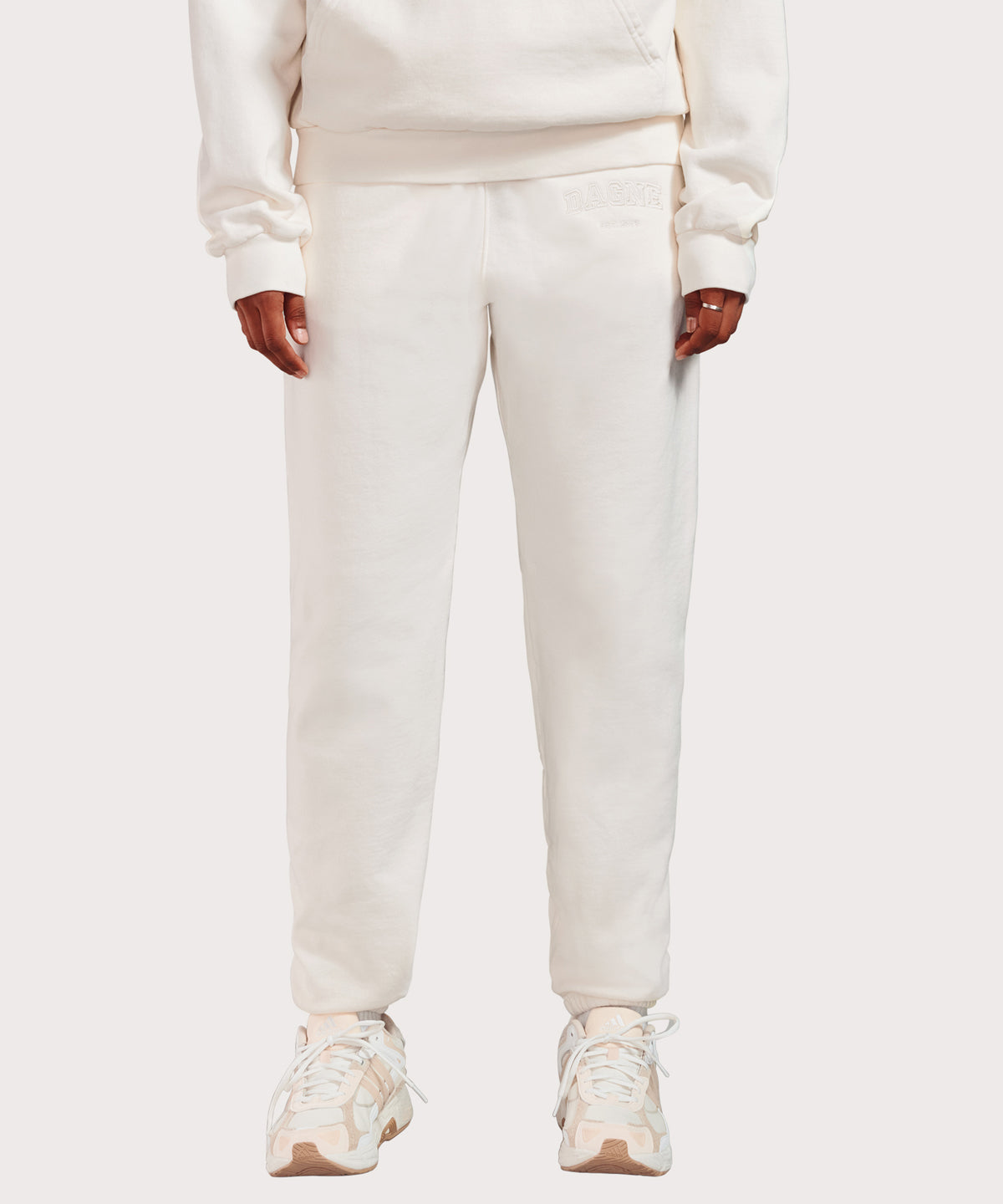 Varsity Logo Sweatpants in Moonbeam. 3X - Image 10