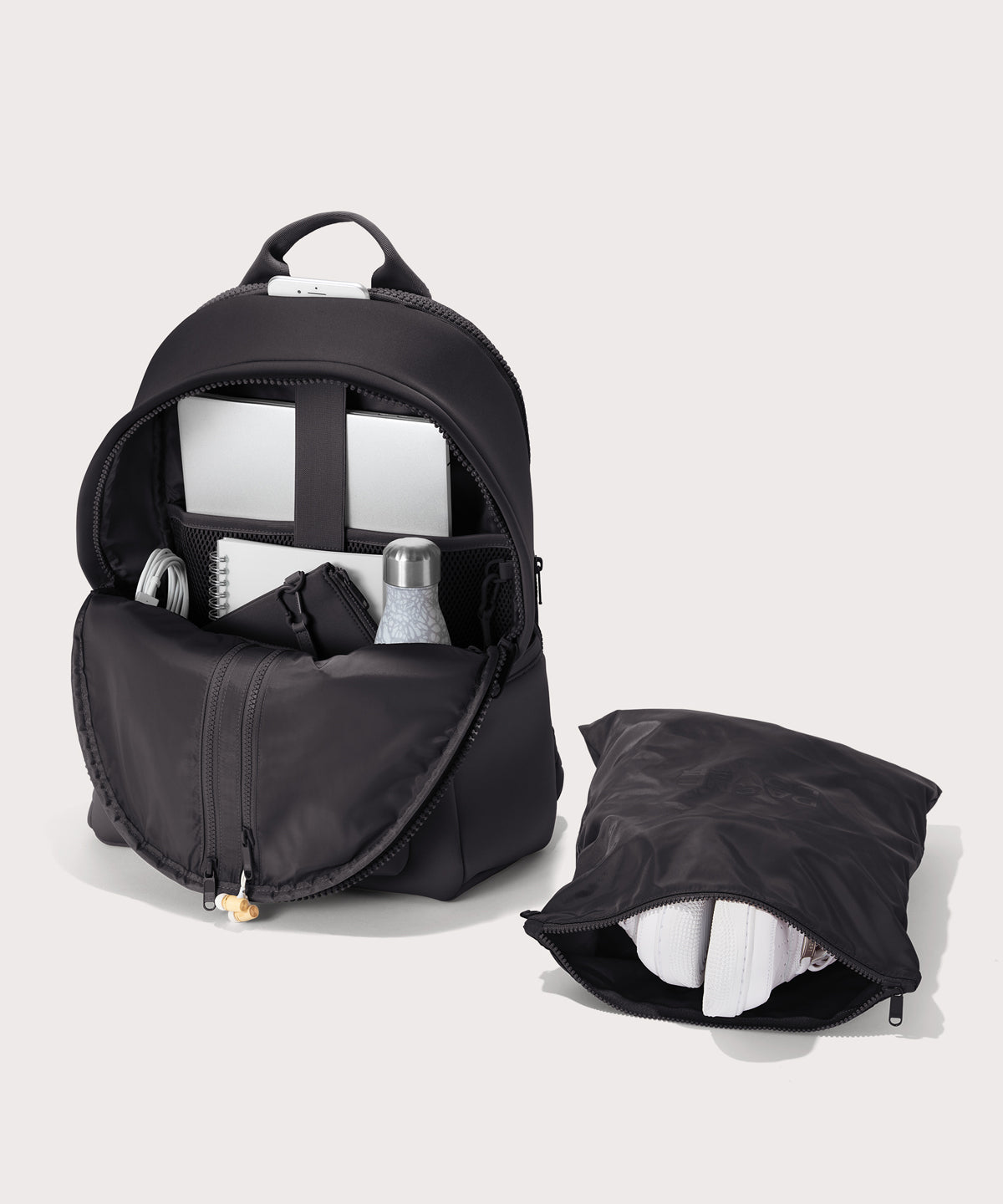 Dakota Backpack in Onyx. Large - Image 2