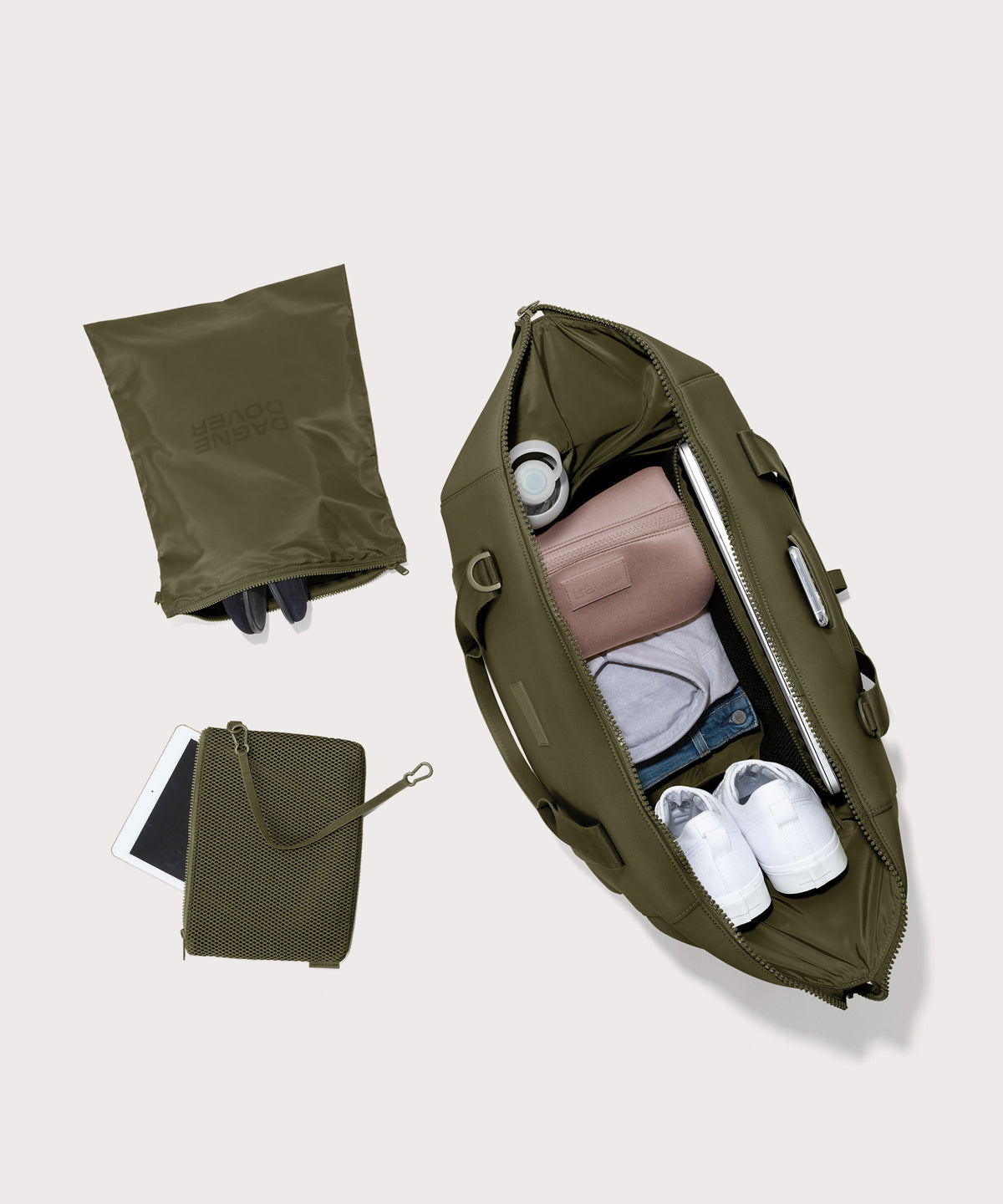 Landon Carryall in Dark Moss. Extra Large - Image 2