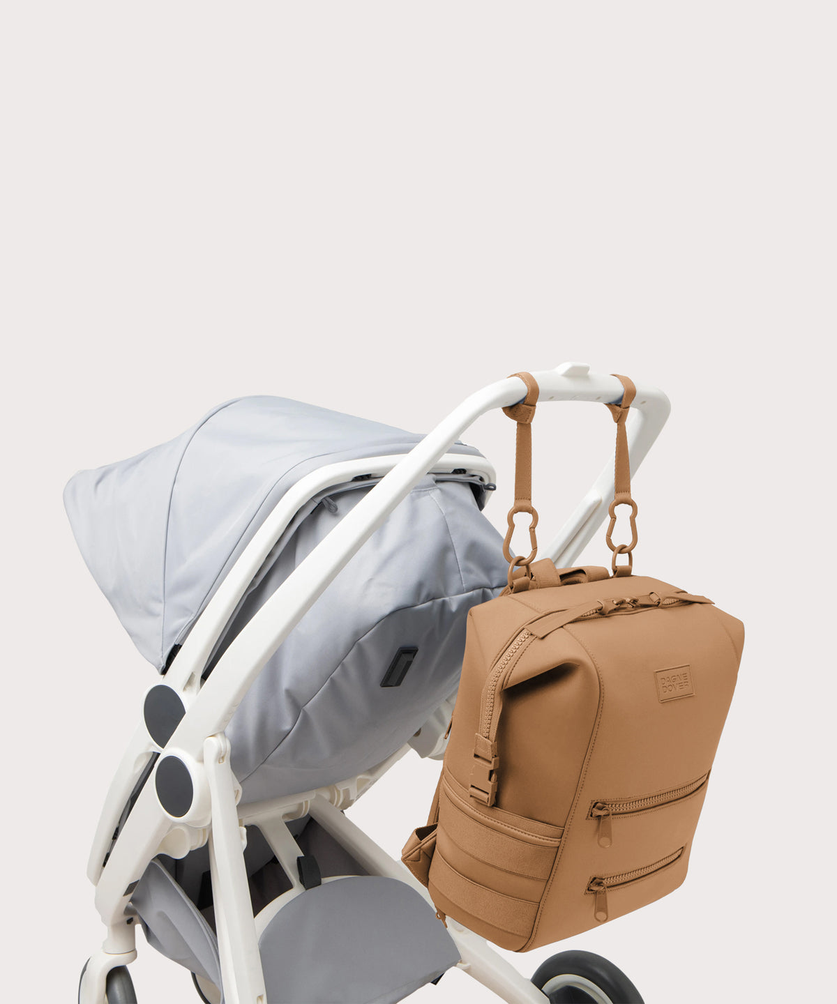 Indi Diaper Backpack in Camel. Large - Image 7