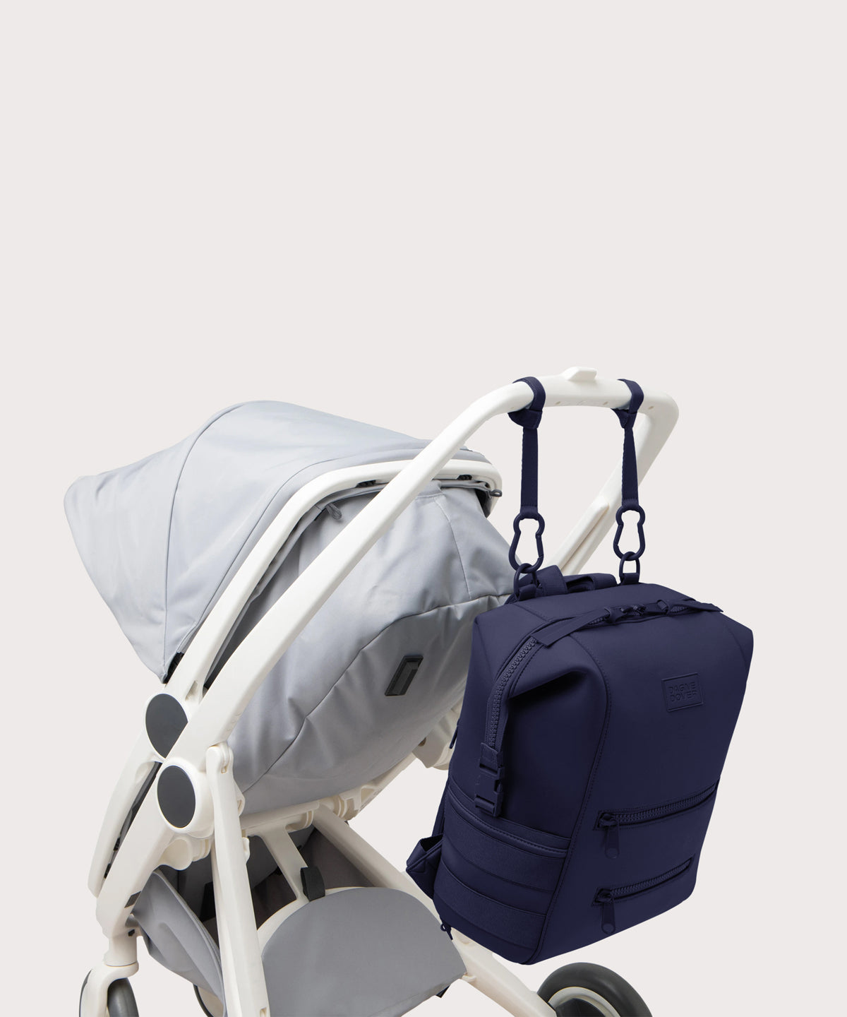 Indi Diaper Backpack in Storm. Large - Image 7