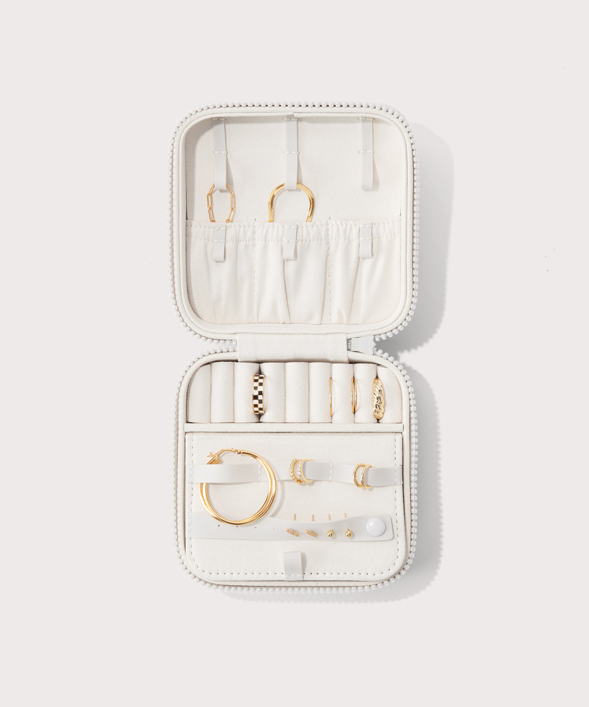 Frankie Jewelry Case in Moonbeam. Large - Image 2
