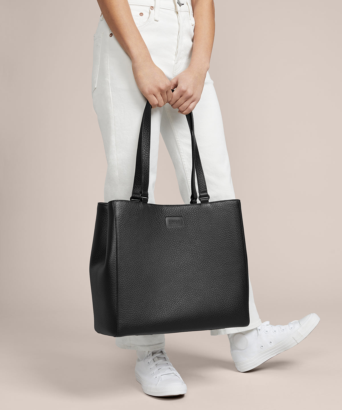Allyn Tote in Graphite. Medium - Image 8
