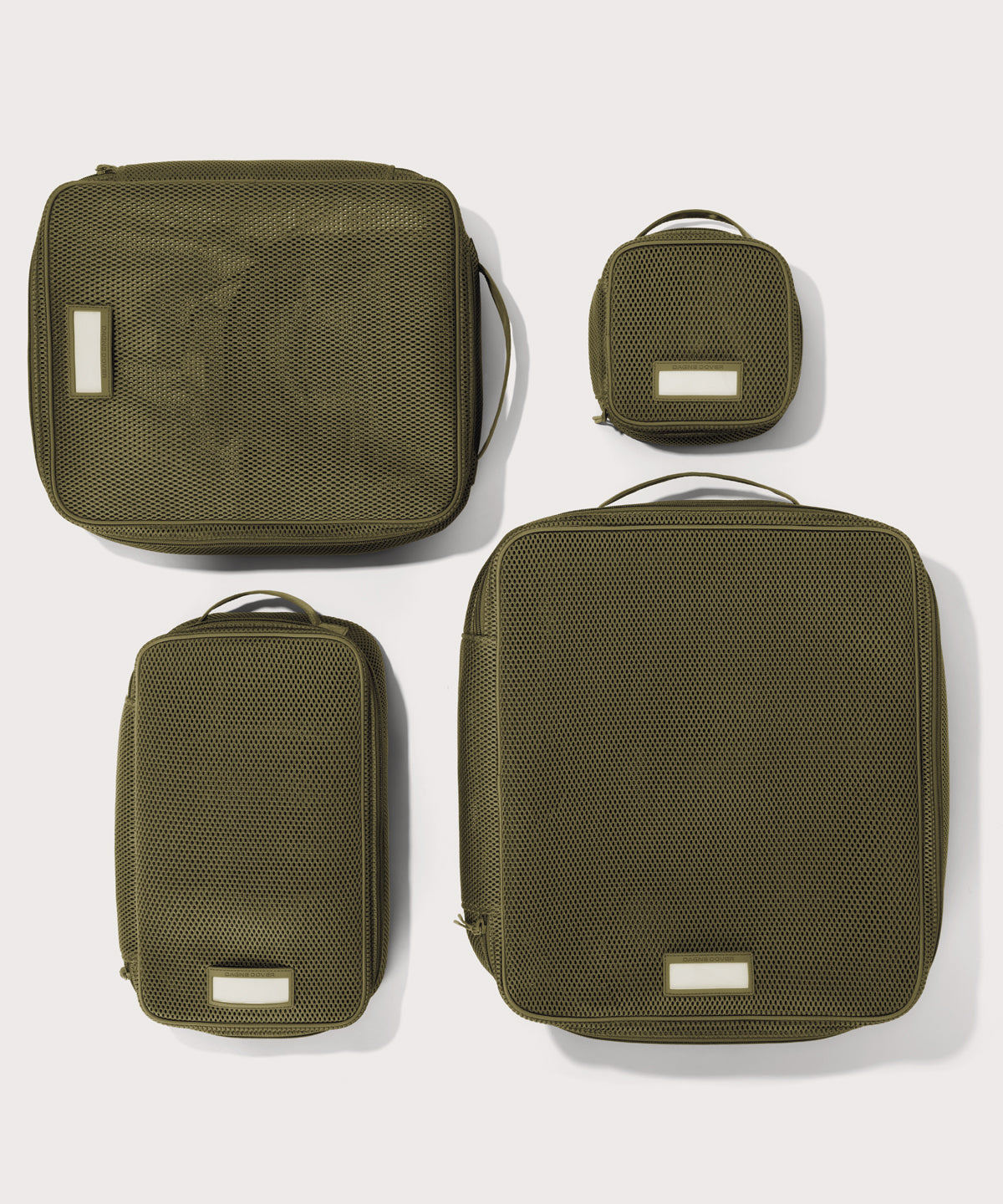 Roma Packing Cube in Dark Moss Air Mesh. Extra Large - Image 5