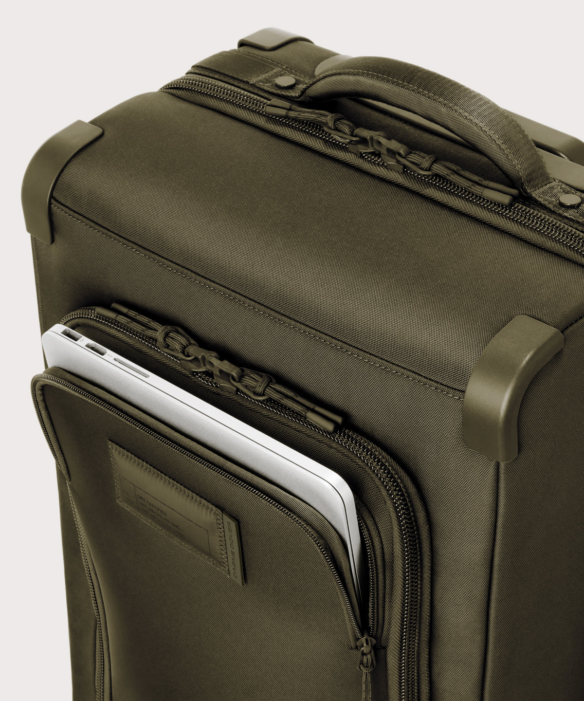 Seattle Carry-On Luggage in Dark Moss. Larger - 23.5 inch - Image 8