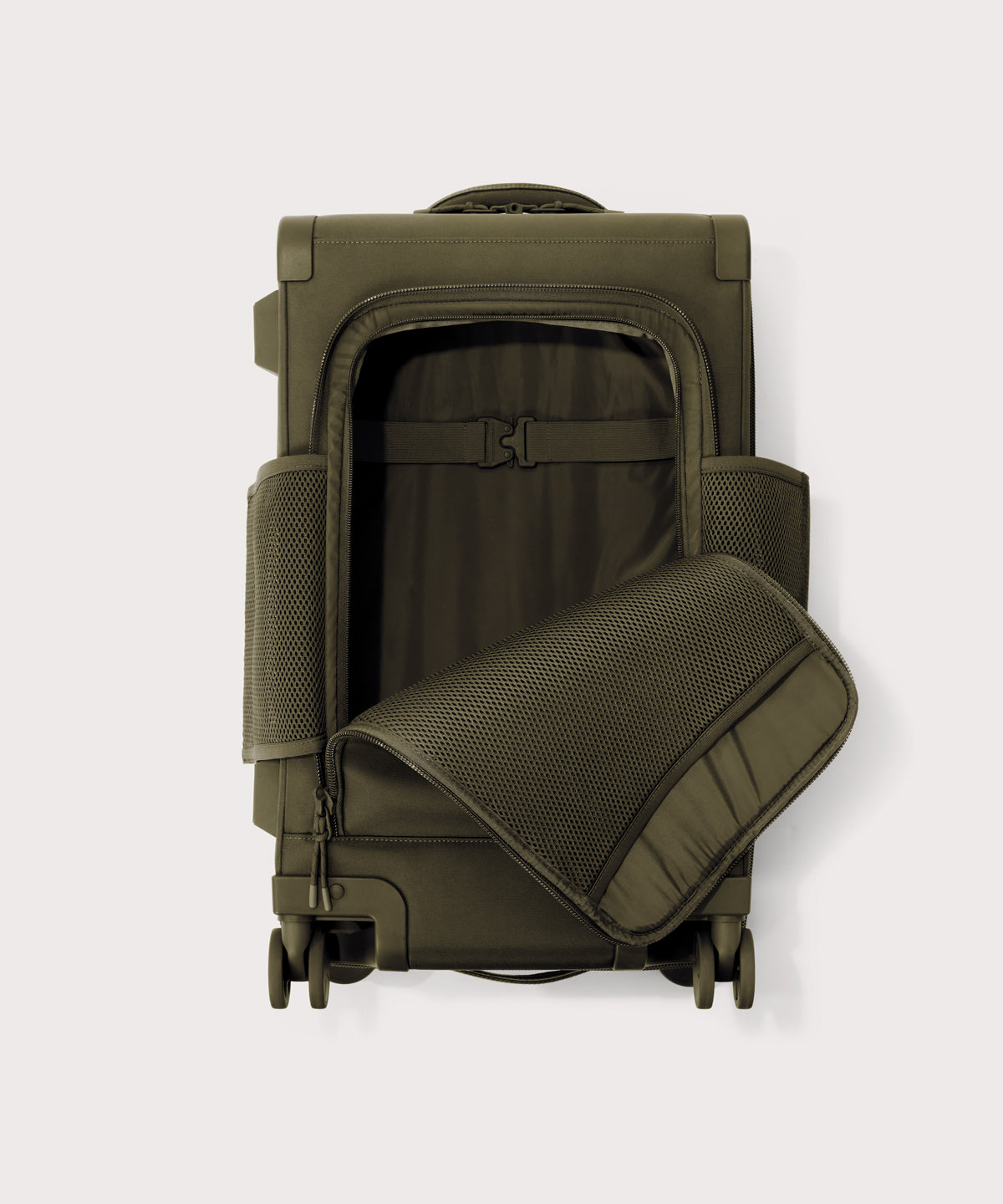 Seattle Carry-On Luggage in Dark Moss. Larger - 23.5 inch - Image 6
