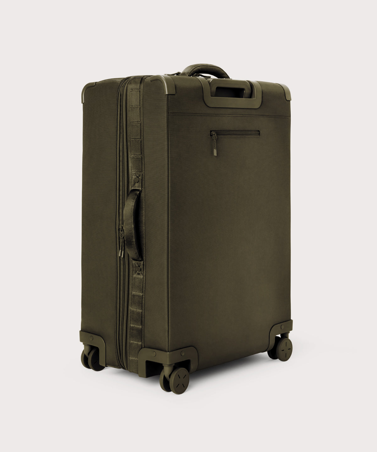 Sydney Checked Luggage in Dark Moss. Larger - 28.5 inch - Image 4
