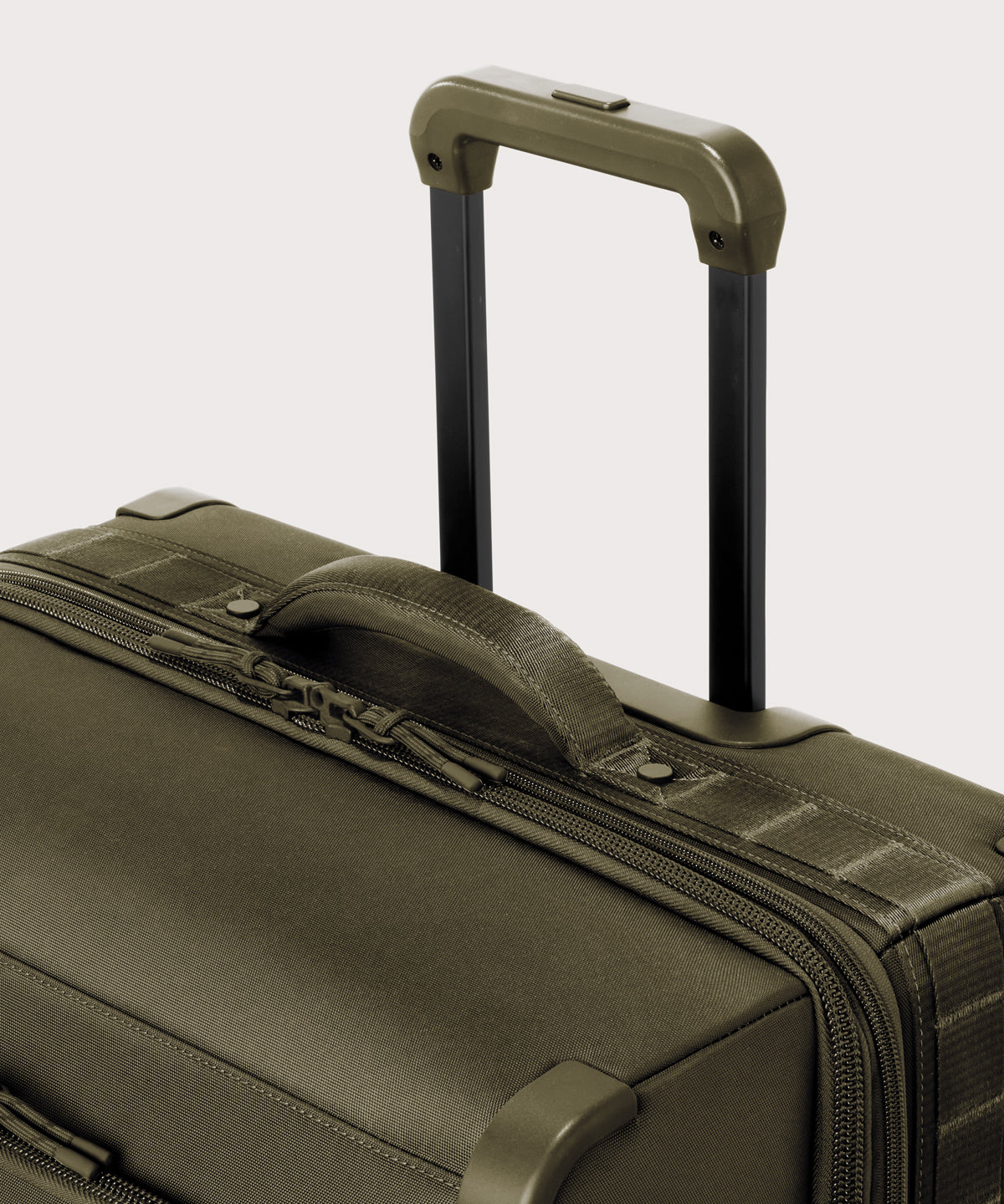 Sydney Checked Luggage in Dark Moss. Smaller - 25 inch - Image 9