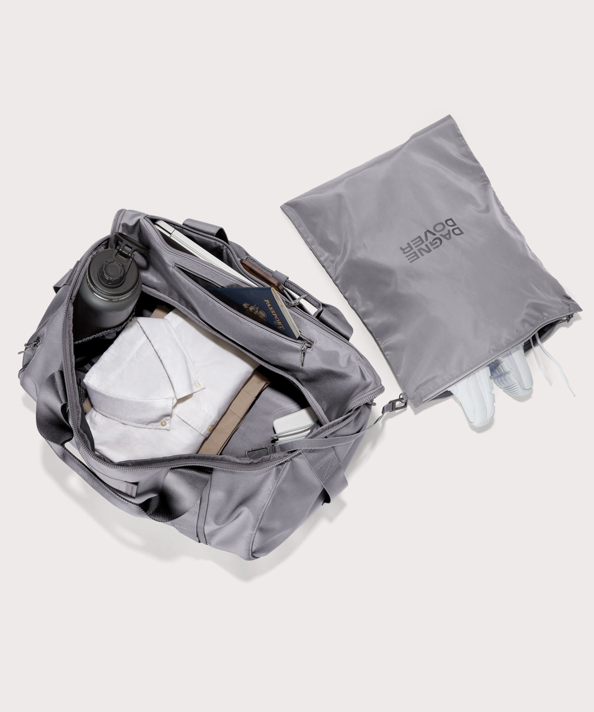 Denver Convertible Duffle in Ash. Large - Image 2