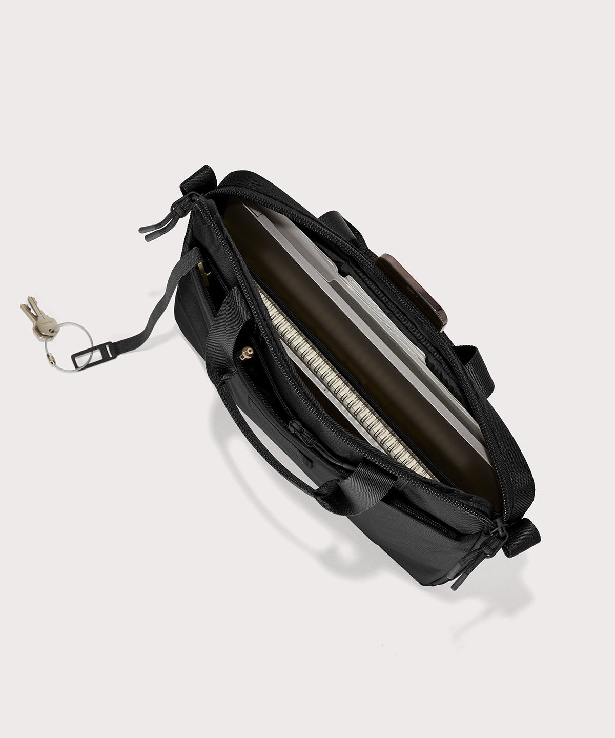 Oslo Slim Laptop Bag in Onyx - Image 2