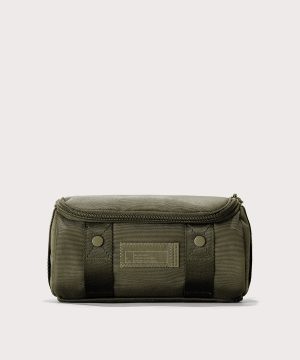 Seoul Dopp Kit in Dark Moss. Small